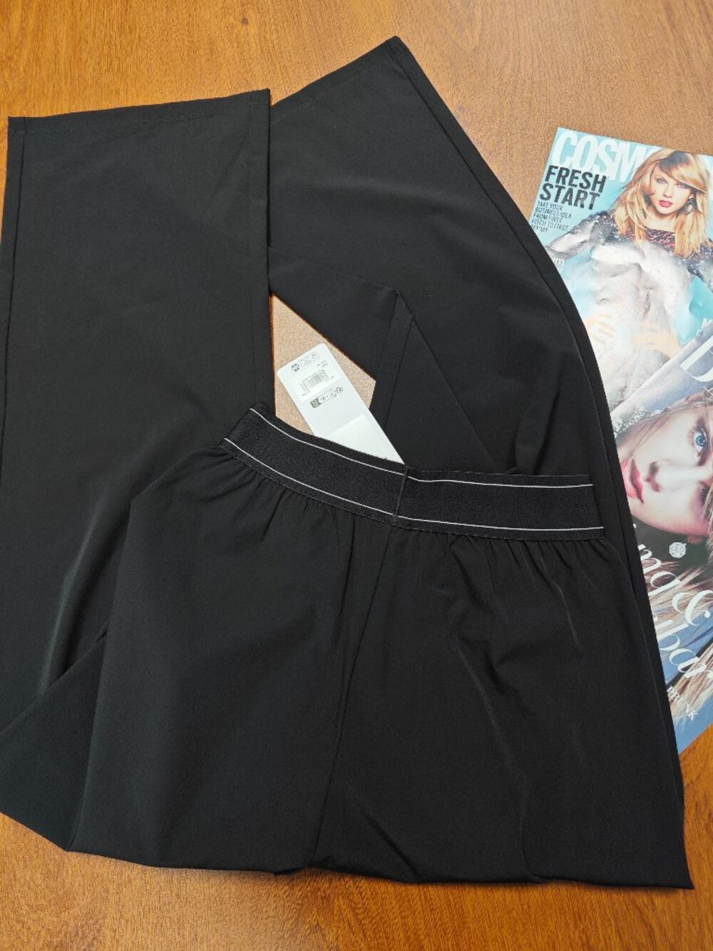 💖ALO Yoga (Regular) NWT Suit Up Trouser Black 💖 Loose fit/Slim fit pants - Picture 5 of 9